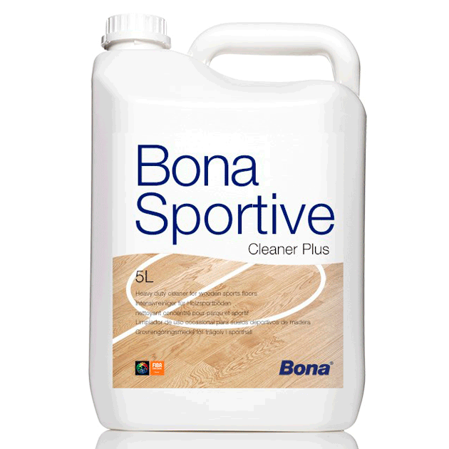 Bona SPORTIVE CLEANER PLUS Средства по уходу – Очиститель спортивных полов (5 л)