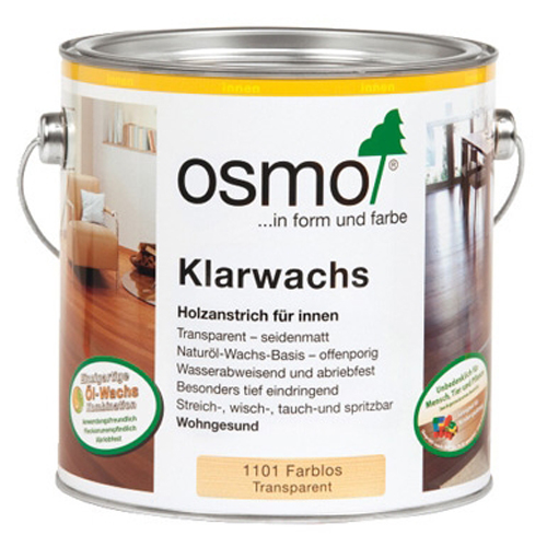 Osmo Klarwachs – масло с воском для твердых пород (0,75 л, 2,5 л)