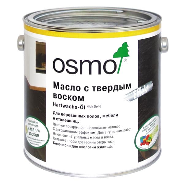Масло Osmo Hartwachs-Öl Effekt Silber/Gold (0,75 л, 2,5 л)